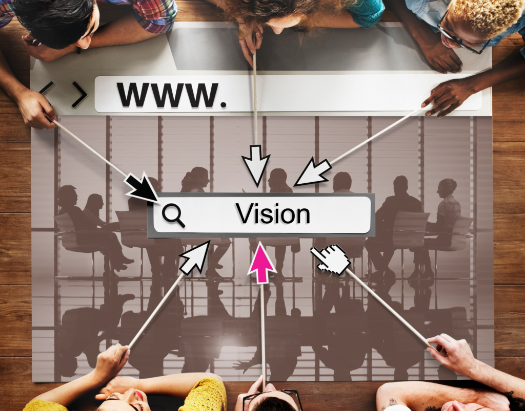 vision goals inspiration mission motivation ideas concept of website optimo